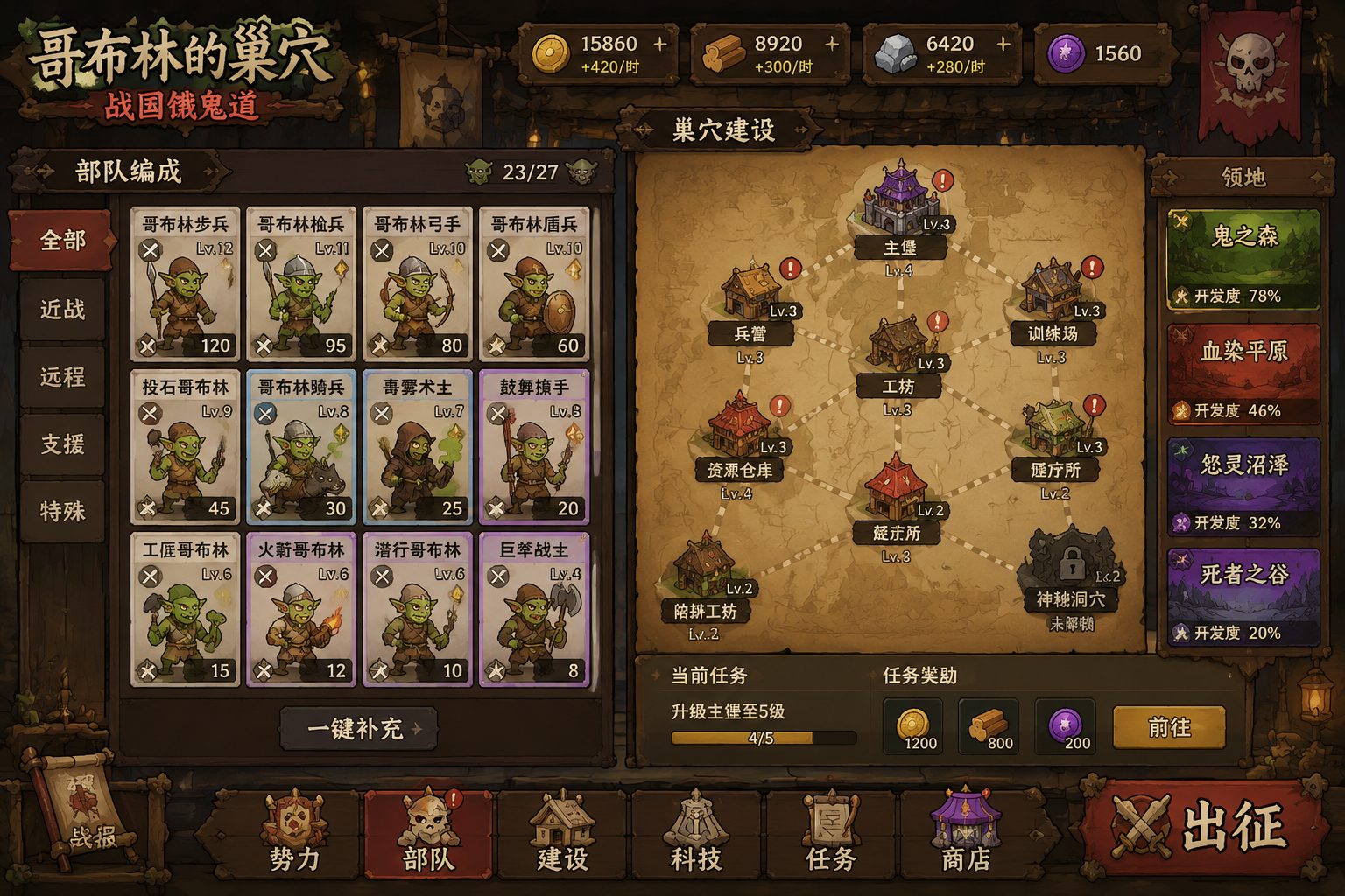 哥布林的巢穴 战国饿鬼道 世代交替 展示图 5
